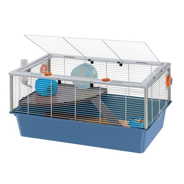 Cage à rats Keddoc Maison pour animaux Dessus Penthouse 93,5x63x76 cm  Anthracite