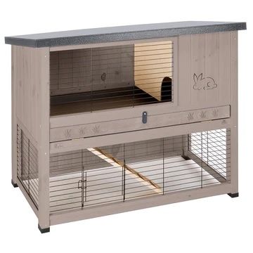 Cage à rats Keddoc Maison pour animaux Dessus Penthouse 93,5x63x76 cm  Anthracite