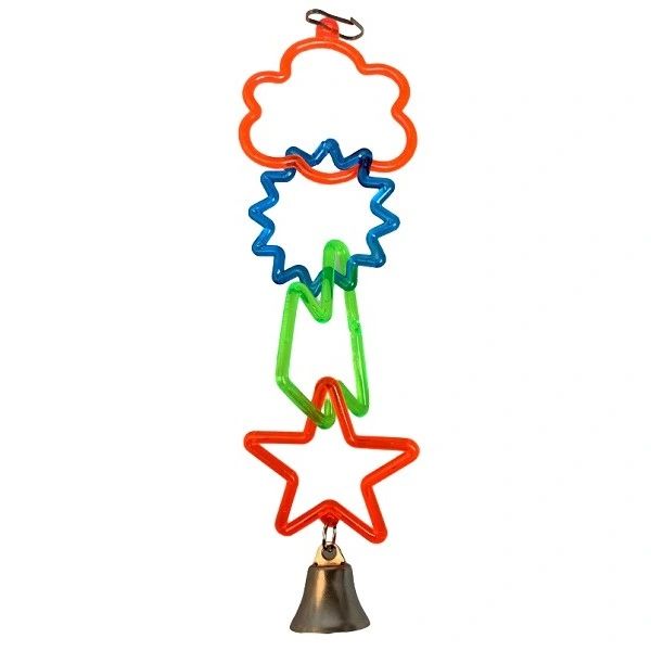 Plastic toy + 1x bird bell 23cm DODO (224.26)