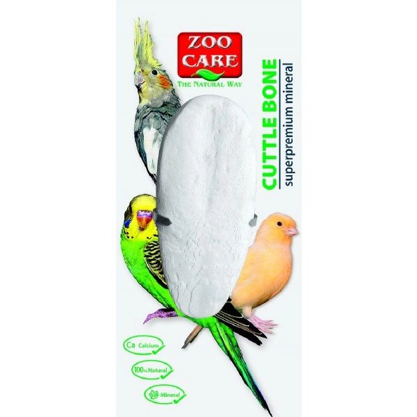 Cuttlefish bone real white 8-10cm ZOO CARE (246.45)