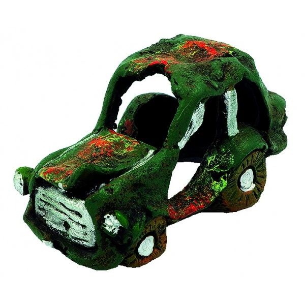 Aquarium decoration car wreck 14x8x9cm (195.26)