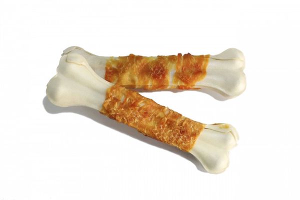 WHITE PRESSED BONE WITH CHICKEN 8.5" (21CM) (111-305)