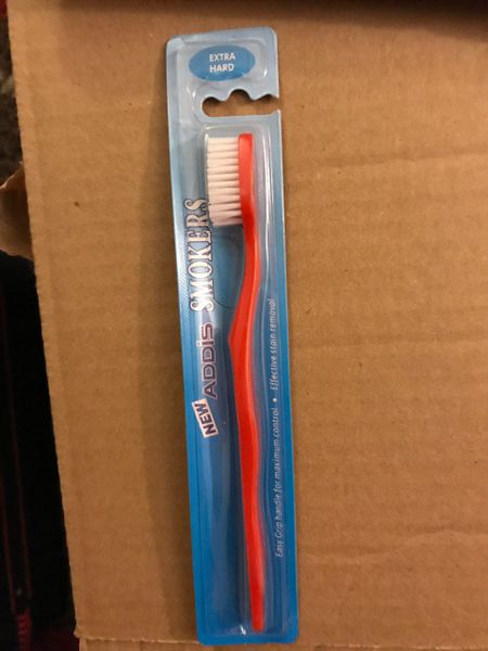 New Addis Smokers Extra Hard Toothbrush