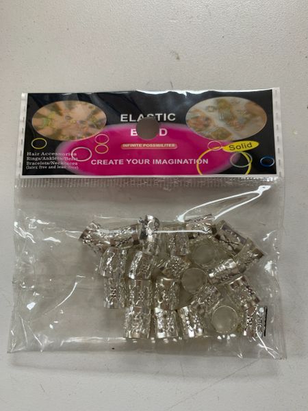 Create Your Imagination Elastic Beads ( Silver)