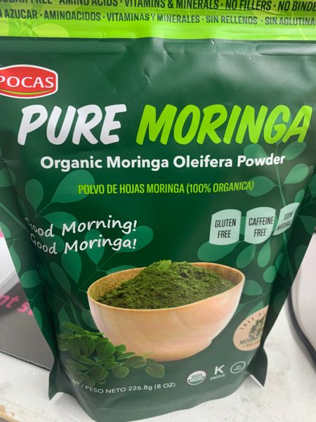 Pocas Pure Moringa Powder ( Oleifera) 8oz