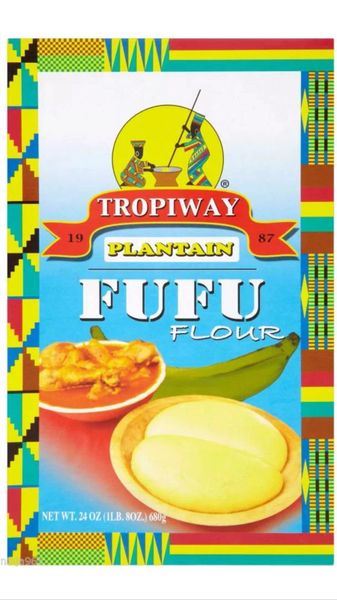 Two (2) Boxes of Tropiway Plantain Fufu 1 lbs 8 oz each