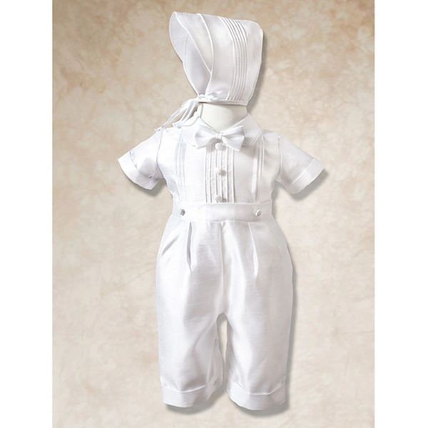 Boy's Suit - Christening / Baptism - White - Size 0-3 mo