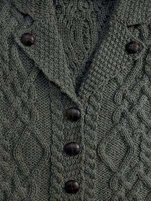Sweater - Ladies Cardigan - Thundra Color