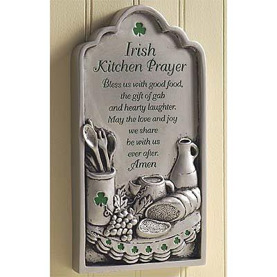 Plaque - Irish Kitchen Prayer - AP #36300