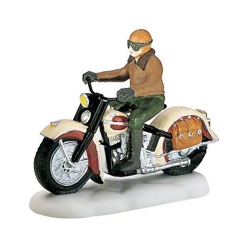Department 56 - Snow Village - Harley Davidson - Ready for Road- # 58907