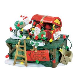 Department 56 - North Pole Village - Untangle the Christmas Lights- # 56374