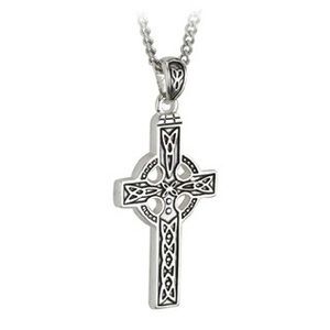 Necklace - Celtic Cross - Stainless Steel - Solvar #S44117