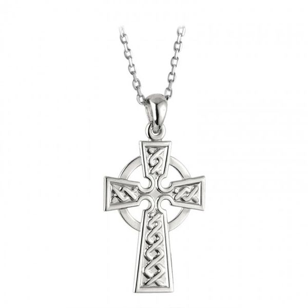 Necklace - Celtic Cross - Sterling - Solvar #S4392