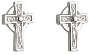 Earrings - Celtic Cross Stud - Tiny - Solvar S33315