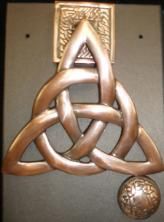Door Knocker - Trinity - Copper Color