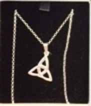 Necklace Trinity Sterling Cara Irish #4119 Made in Ireland