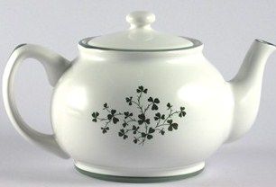 Teapot - Small with Shamrocks