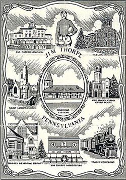 Afghan - The Town of Jim Thorpe, PA