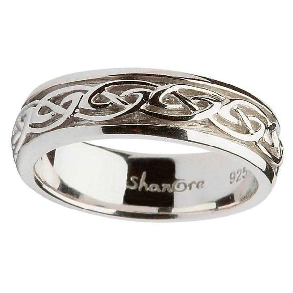 Ring - Celtic Band - Shanore #SD10 - Silver