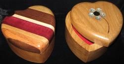 Jewelry Box - Wood Heart
