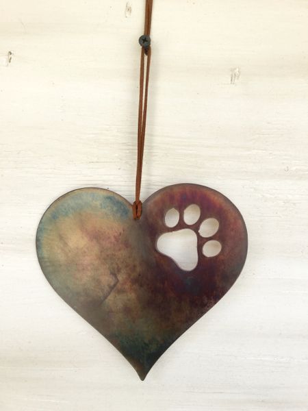 Heart with pawprint