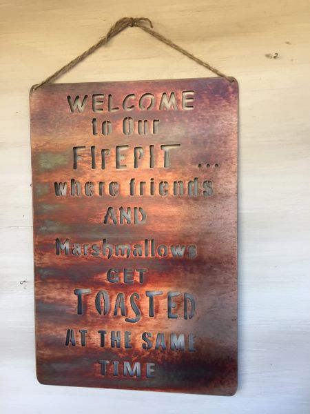Quote Series- "Welcome to our FIREPIT"