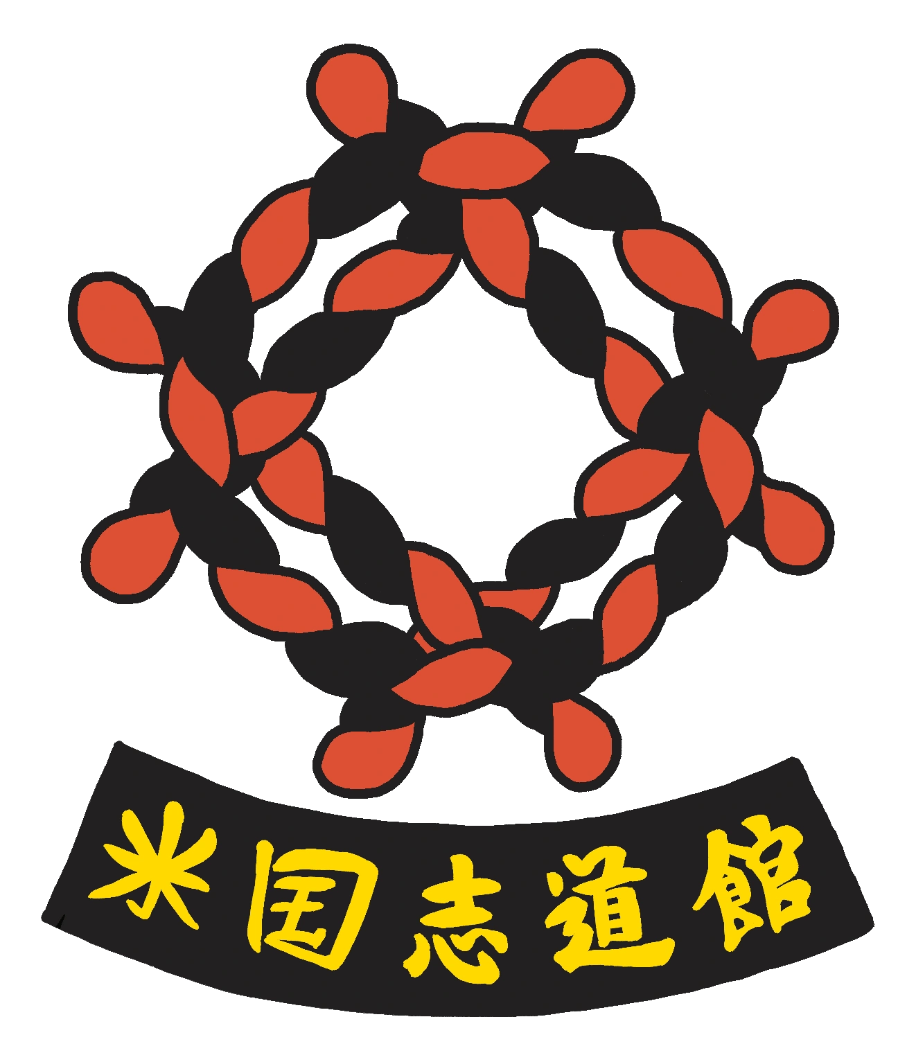 The Beikoku Shidokan Assocation logo. 