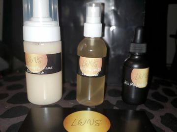 His Majesty Mini Bundle includes a Face and beard wash, Equalizer (toner/after shave) and beard oil 