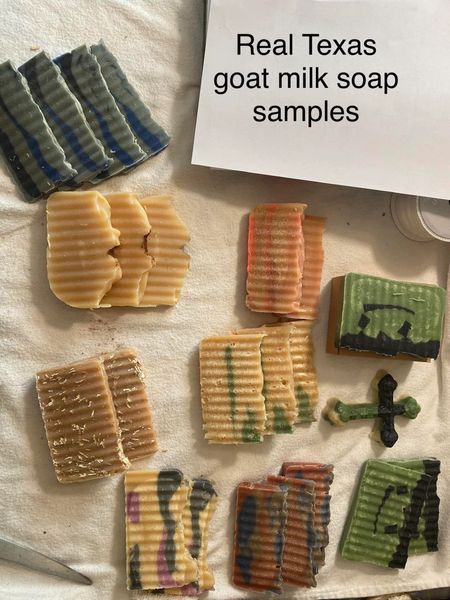 1oz SAMPLE SIZE GOAT MILK SOAPS