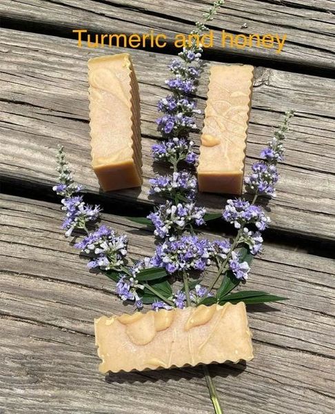 TURMERIC AND HONEY GOAT MILK SOAP