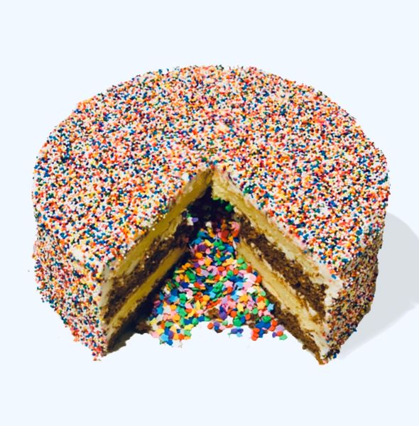 Explosion Sprinkle Cake