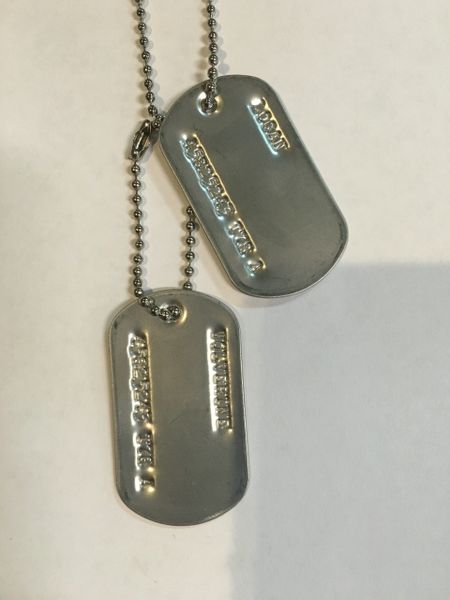 Wolf's Military Dog Tag Necklace Shows Support For Your Team - Happy  Shopping Store