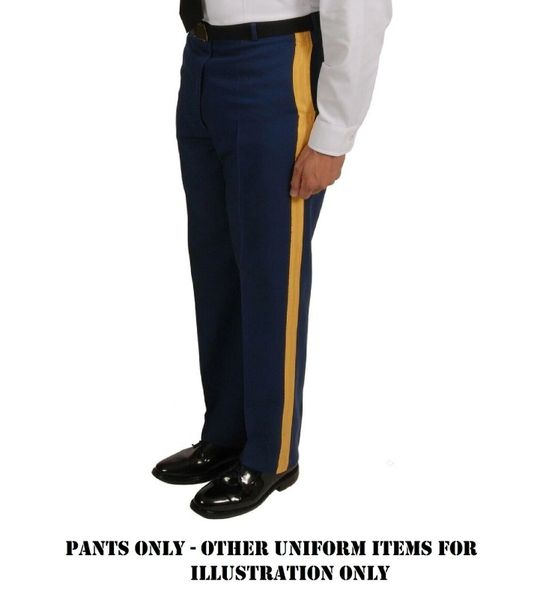 ASU MEN'S NCO STRIPE US ARMY SERVICE DRESS BLUE MILITARY UNIFORM PANTS  TROUSERS pick your SIZE