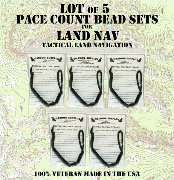 TACTICAL PACE COUNT RANGER BEADS LAND NAV HIKING HUNTING USGI