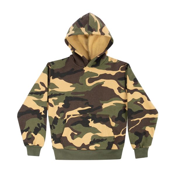 Kid's Camo Pullover Hooded Sweatshirt | Wardog Surplus