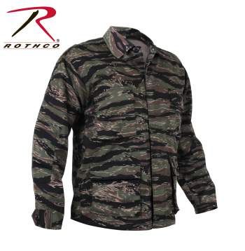 New Woodland Tiger Stripe Camo Combat B.D.U Shirt | Wardog Surplus