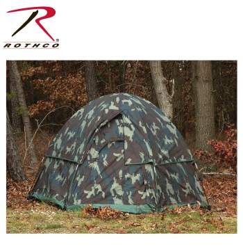 MIL-TEC® WOODLAND CAMO 3-MAN IGLOO TENT NEW - Centerfire Systems