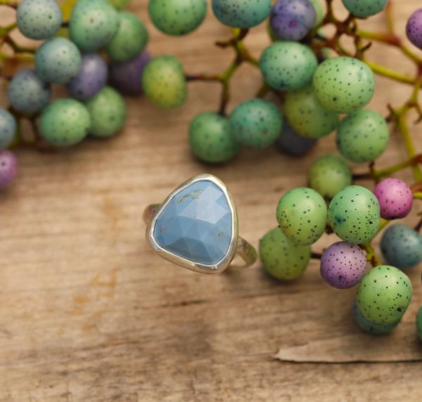 Blue Opal Ring