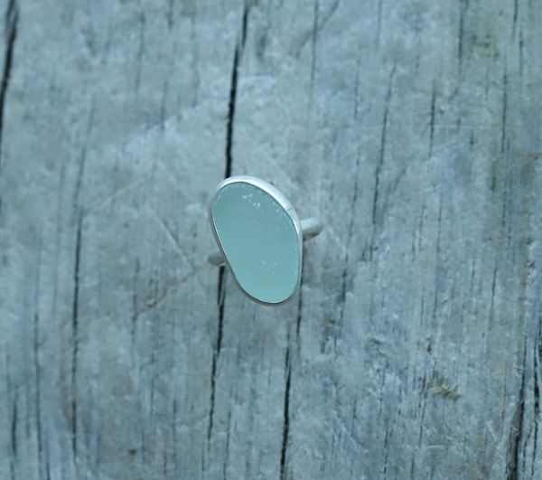 Seafoam Sea Glass Ring