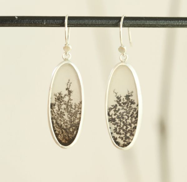 Dendritic Agate Earrings