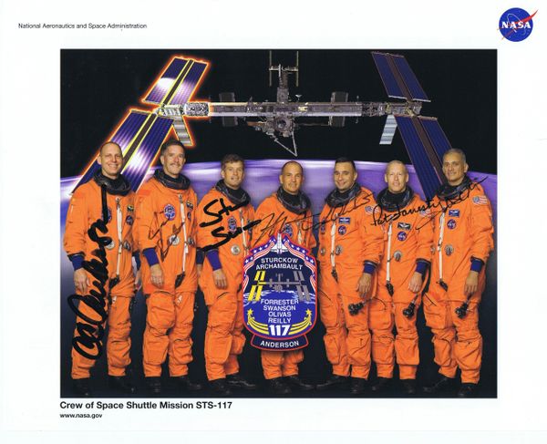 STS-117 Fully Autographed Lithograph (Contact for Price)