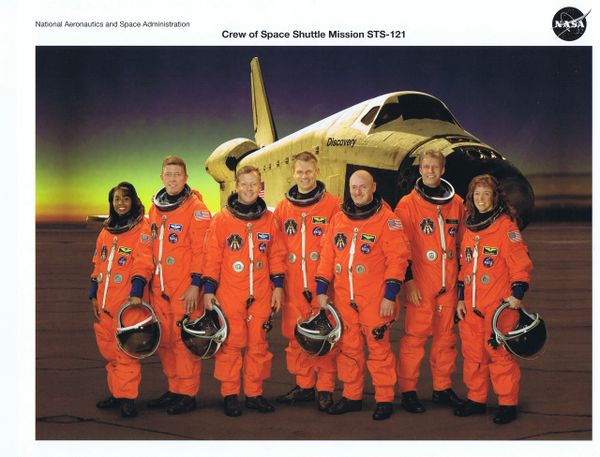 STS-121 Crew Lithograph **FREE SHIPPING** w/ Book Purchase