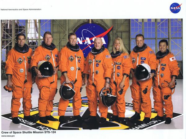 STS-124 Crew Lithograph **FREE SHIPPING** w/ Book Purchase