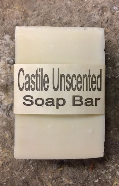 Pure Natural Castile Soap Bar - Unscented - 2.5 ounce