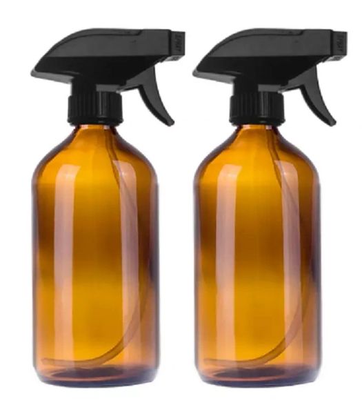a -Glass Trigger Spray Bottles 500 ml Amber