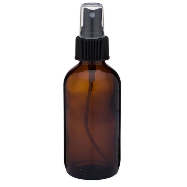 Glass Mist Bottle - 4 Ounce Amber