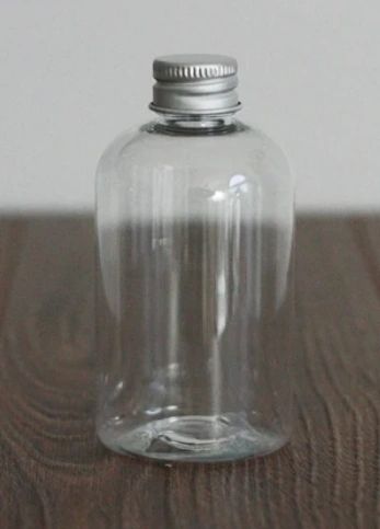 Boston Round Bottles Clear With Aluminum Twist Lid