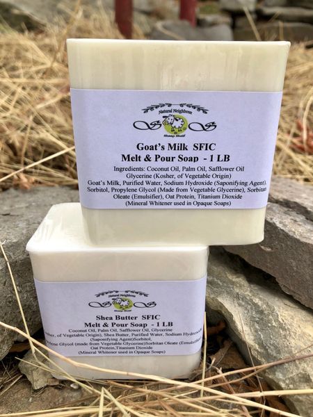 MELT & POUR SOAP Kingston Ontario Canada Goats Milk, Oatmeal, Shea & More!