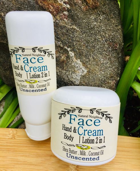 Face Cream Hand & Body Lotion The Sheep Shelf Kingston Ontario - Goat Milk With or Without Lanolin