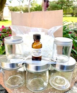 Candle Kits With Soy Wax Kingston Ontario Canada For Sale - With Large Jars and Tea Lights